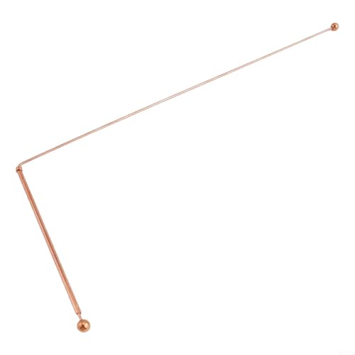 Kupfer-Wünschelruten Tragbares Design Kupfersonde Stab Tauchmessgeräte für Wasserschatzsuche