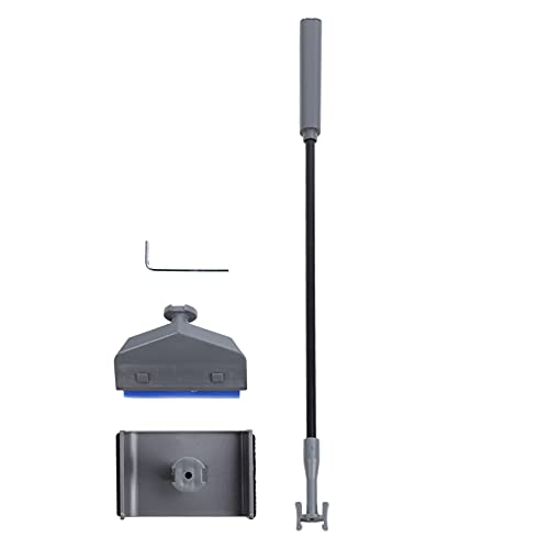 Gavigain Aquarium Cleaning Brush 360° Rotating, Dual Function Silicone and Cotton Brushes, Flexible Rod, Remover, for Small Fish Containers