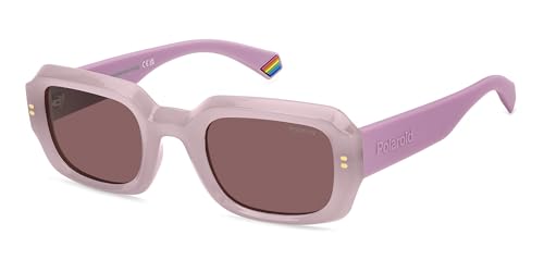 Lunettes POLAROID PLD 6239 rose avec verre 51 mm et pont 26 mm pour protection solaire