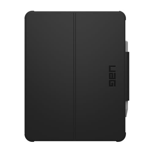 Image of Urban Armor Gear UAG Designed for iPad Pro 13 inch Folio Case (8th /7th Gen, M5 /M4) (A3360, A3361, A3362) Plyo LT Rugged Protective Cover with Multi-Angle Adjustable Stand and Pencil Holder - Ice /Black