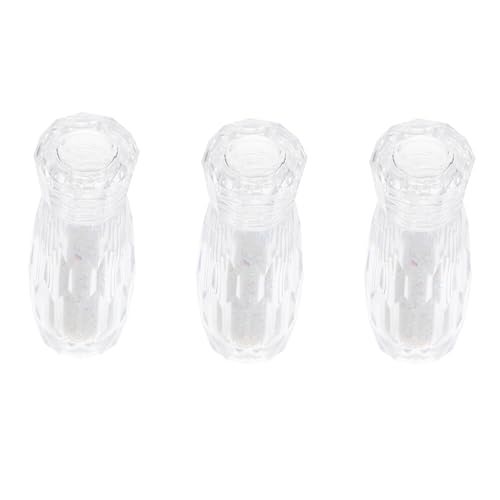 POPETPOP 3箱 美甲微? ネイルアートダイヤ 透明微珠付き 箱 小粒ビーズ装飾 簡単貼付け 初心者向け レディースマニ 用