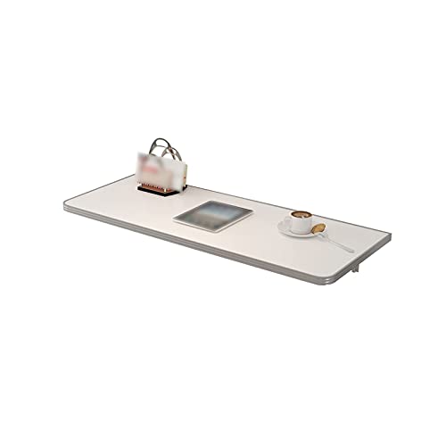 Table pliante murale blanche en bois pour optimiser l'espace - 4