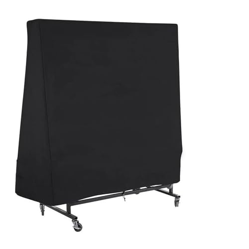 Housse de protection table de jardin robuste bâche de rangement noire 210D