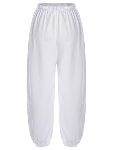 TiaoBug Children Kung Fu Pants Sweatpants Boys Girls Elastic Waistband Taichi Martial Art Practice Pants2