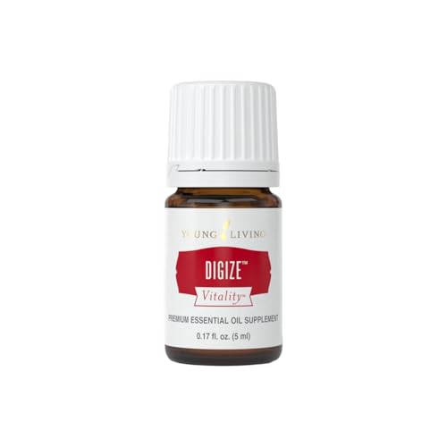 Young Living DiGize Essential Oil Blend | 5 ml | Soothing Aromatherapy Experience | Ideal for Diffusion & Massage | Premium Quality | Complex Calming Aroma for Relaxation