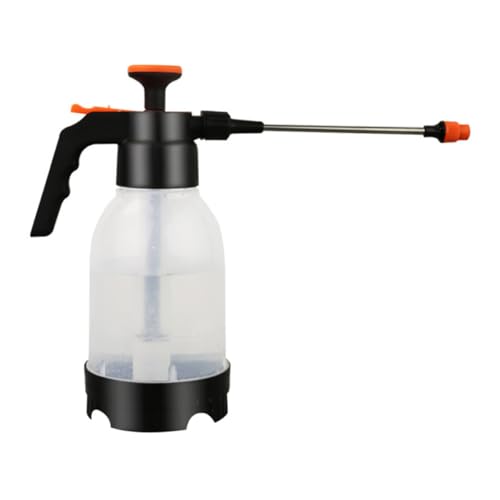 SUPVOX Bollitore Spray Manuale per Annaffiare Fiori 12L Trasparente in Plastica Leggera Spruzzatore a Pressione Arancione per Giardinaggio Domestico
