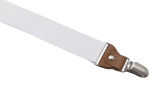 Image of Adjustable Elastic Suspenders for Men's and Women's with X Back Suspenders for Casual & Formal