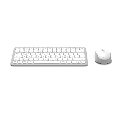 Juego de teclado y ratón inalámbrico Bluetooth multidispositivo portátil Hama