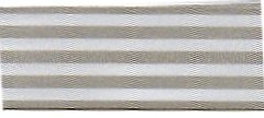 Berisfords Stripes, Polyester, Grey, 10.4 x 10.4 x 2 cm - Image 2