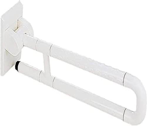 Wannengriff Faltbares Sicherheits-Toiletten-Hochklapp-Set, 60 cm, U-förmiger Rahmen, Edelstahl, beschichtet mit Nylon, Toilettenstuhl, medizinisches Zubehör, Duschstange(Light Green)