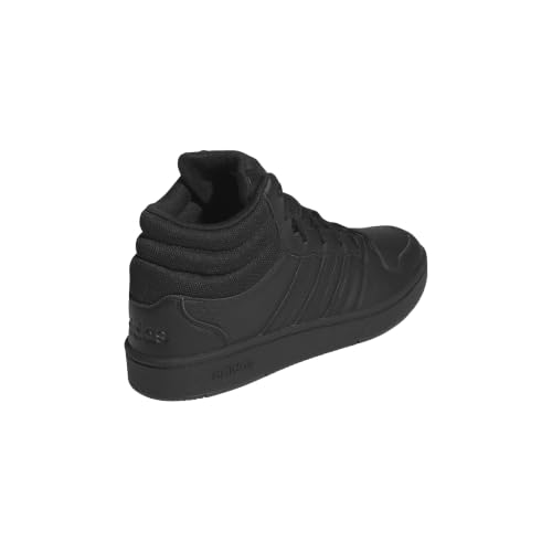 Image of adidas Mens Hoops Mid Classic Sneakers Shoes Casual - Black