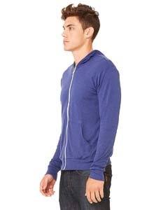 BellaCanvas Men's Lightweight Zip Hoodie3
