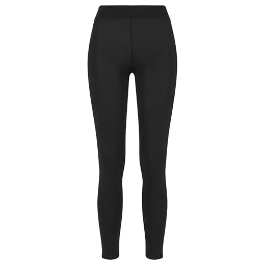 Urban Classics Ladies Jersey Leggings, Nero (Black 7), 26W x 31L (Taglia Produttore: X-Small) Donna