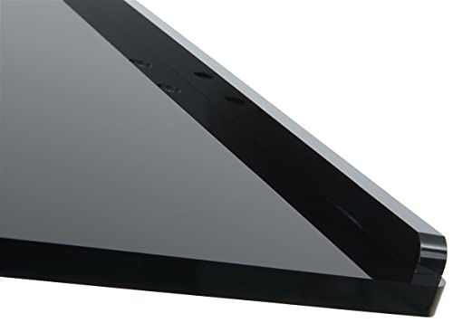 Displays2Go Clrlecbndb Floor Standing Speaking Podium, Slanted Top, Quick Assembly, Black #TOP5