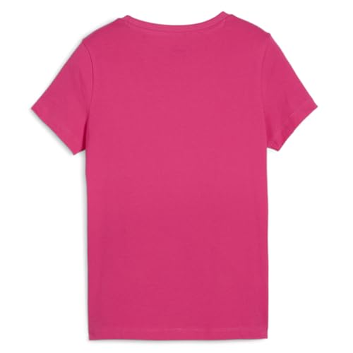 PUMA Kids Girls Power Logo Crew Neck Short Sleeve Casual Tops Casual - Pink - Size S2
