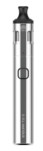 TVDC Endura T20S Kit for Innokin with Prism T20S MTL Tank 1500mAh Battery Box Mod Endura T20 S Vape Pen (Silver)