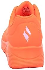 Skechers Womens Uno - Night Shades Sneaker, Orange, 8.5 US | Image 2
