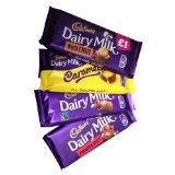 Cadbury Assortment �i�L���h�o���[�@�A�\�[�g�����g�j�@8 x 120g - Dairy Milk, Fruit & Nut, Whole Nut, Caramel�@�i�f�C���[�~���N�A�t���[�c���i�b�c�A�z�[���i�b�c�A�L�������� �S��e�Q�j