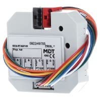 Controlador de temperatura ambiente KNX cuádruple para sensores PT1000