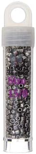 Miyuki 15/0 Delica Seed Beads 5.2gms - DIY Bead Jewelry in Steel