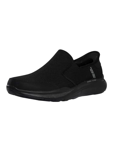 Amazon.ca: Skechers Men's Equalizer 5.0 Drayze Hands Free Slip-in Sneaker, Black/Black, 14