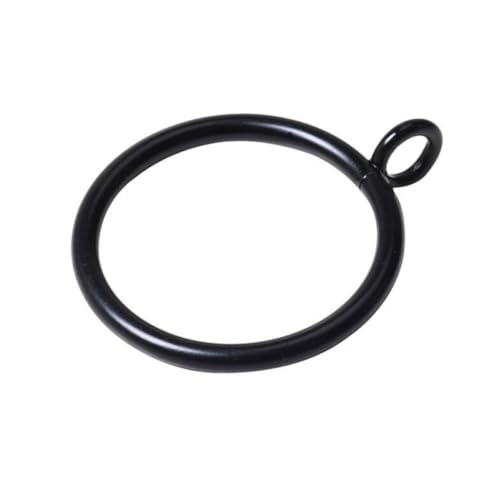 Anillos de cortina para salón y dormitorio, ganchos negros Artibetter para colgar con elegancia 8