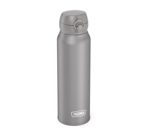 THERMOS ULTRALIGHT BOTTLE 0,75l, moon rock mat, Isolierflasche Edelstahl mit Safe Flow Lid, 10 h heiss / 20 h kalt, spülmaschinenfest, BPA-frei