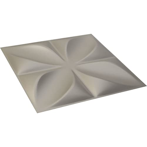 Paneles de pared termoformados de aluminio de la marca Ekena Millwork modelo WP12X12HEBAL 7