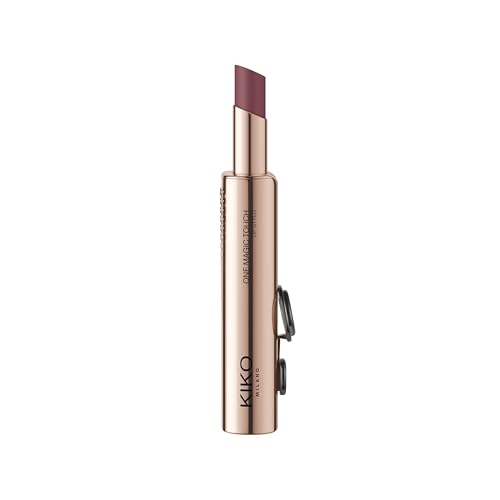 KIKO Milano One Magic Touch Lip Stylo 12, Feuchtigkeitsspendender Halbmatter Lippenstift Mit Einhand-Schiebeöffnung