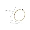 Gadpiparty 12 Pcs Embroidery Hoops Set 20cm Adjustable Natural Wood Circles Cross Stitch Rings for DIY Needlework Crafts and Sewing Supplies #1