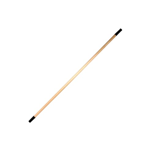 Homéa, Besenstiel aus Naturholz, feste Spitze, 120 cm, Durchmesser 22 mm