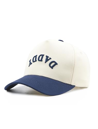 Image of Waldeal Upside Down Daddy Trucker Hat for Men, Adjustable Snapback Dad Baseball Cap, Fathers Day Birthday Gifts from Daughter