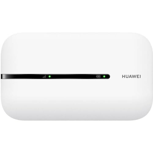 HUAWEI E5576-320 Mobile Wi-Fi 3S 4G LTE Cat4, Velocidad de Descarga 150 Mbps, Batería Recargable de 1500 mAh, No Requiere configuración, Blanco, 16 Users