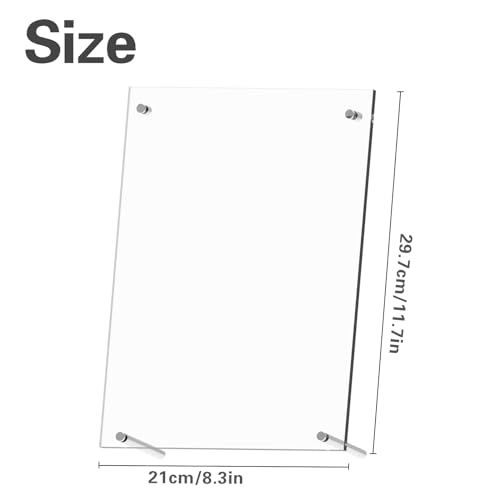 Set de 2 Porta Billetes Acrílicos Transparentes 11.7x8.3 in miniatura 2