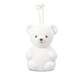 Doux et lumineux avec une lumière chaude et douce (pas de luminosité éblouissante ici), cet ours est fabriqué à partir de silicone spongieux conçu pour dormir au moment du coucher. Et oui, il est totalement sans danger pour les petites mains.