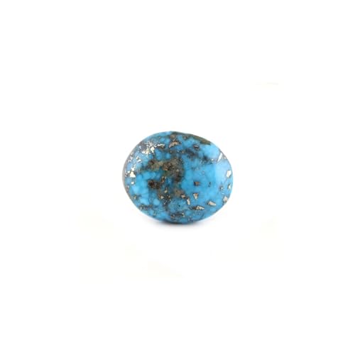 Turquoise afghane haut de gamme de 38,1 cts taillée en cabochon pour joaillerie