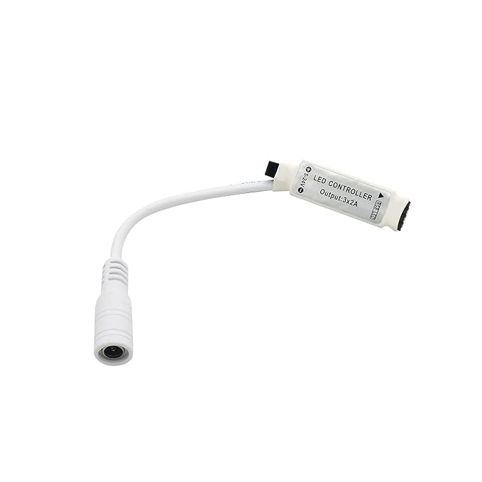 Image of SP Electron Pack of 1 Pc 12V DC Mini LED Strip RGB Remote Controller, 24-Key RF Wireless Remote for RGB LED Light Strip, Multicolour
