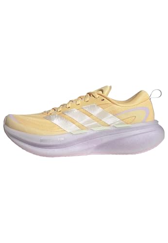 adidas Mujer Supernova Glide Running Shoes, Ice Tangerine/Ice Gold Met./Semi Ice Tangerine, 38 2/3 EU