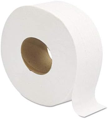 GEN 202 Jumbo JRT Bath Tissue, 2-Ply, White, 9 in Diameter (Case of 12 Rolls) (2-(Case of 12 Rolls))