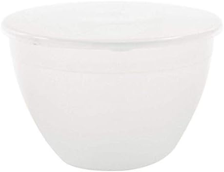 KitchenCraft Plastic Pudding Basin with Lid, Small, 275 ml (0.5 Pint)