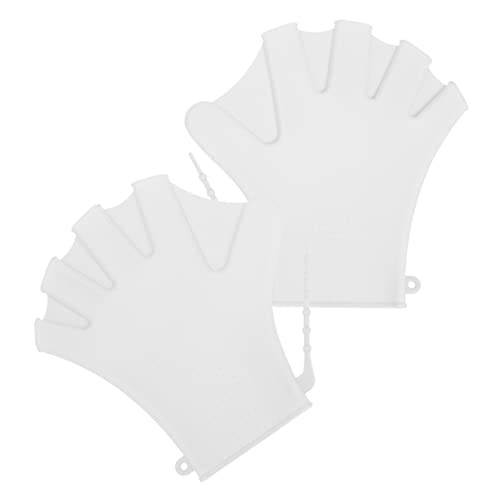 TOYANDONA 1Pair Adjustable Swim Paddles Gloves for Enhanced Diving Auxiliary Gloves for Adults for Water Fitness Swim Training and Lap Swimming Durable