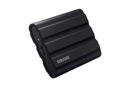 Samsung MU-PE2T0S/EU T7 Shield SSD Portatile da 2TB, USB 3.2 Gen.2, nero, compatibile con Mac, iPhone e iPad