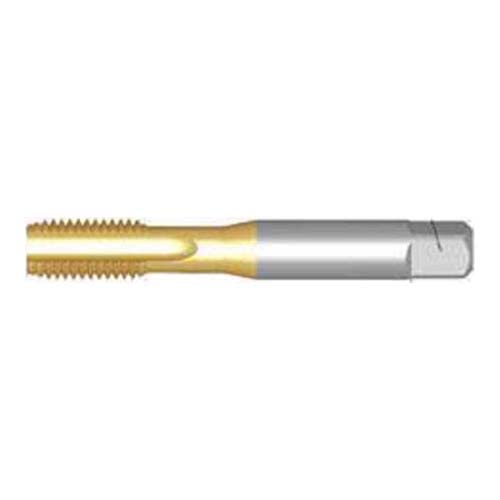 Dormer E504M5NO3 Series E504 HSS Straight Flute Hand Tap Metric with Tin Coating, ISO Standard, NO3, M5 x 0.80 mm Thread, 58 mm Length