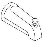 Kohler 85556-BV Manufacturer Replacement Part, Brushed Bronze