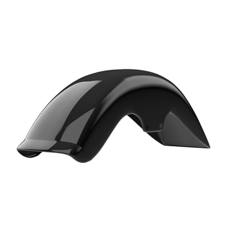 Couvercle garde-boue avant moto custom noir brillant pour Harley Softail Fat Boy FLSTF FLSTFB
