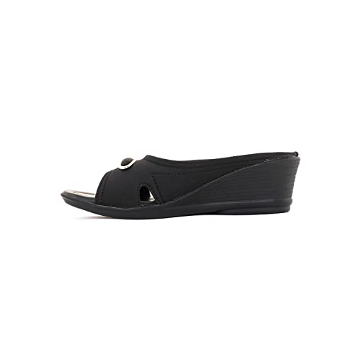 Image of Khadim's 5300555 Lightweight Durable Extra Soft Trendy Premium Stylish Casual Slip-On Heels For Women