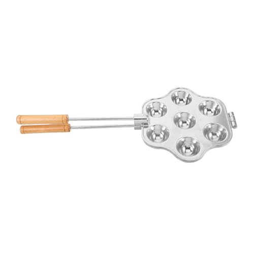 NUOLUX エッグタルト型 小さなデザート型 再利用可能なベーキングツール Silver