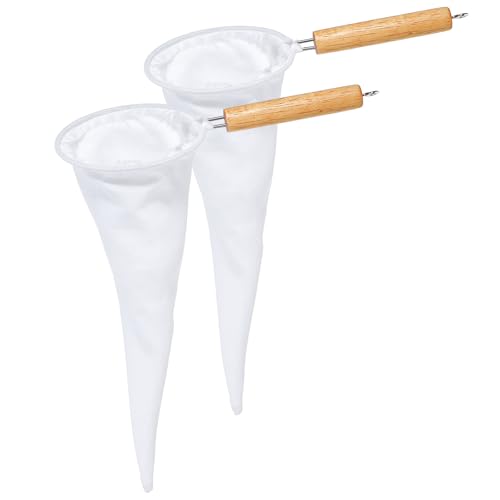 Dplolng 2 Pcs Coffee Strainer Cloth,Flannel Cloth Coffee Filter with