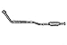 Pacesetter 325670 Raw Steel Direct Fit Catalytic Converter for 1991-1993 Mercedes-Benz 190E L4 2.3 (Non C.A.R.B. Compliant), 1 Pack