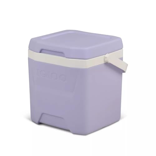Image of Igloos Cooler Hard-Sided Ice Chest, Insulated Portable Cooler, Heavy-Duty, Leak-Resistant Lid, Lightweight Ergonomic Handle